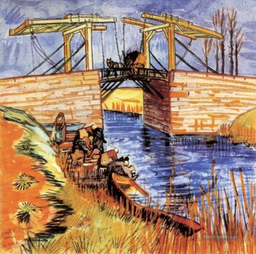 Die Brücke von Langlois bei Arles 2 Vincent van Gogh Ölgemälde